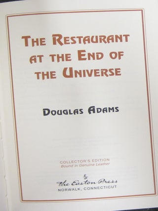 The Restaurant at the End of the Universe.