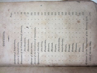The American's Guide: The Constitutions of the United States of America; With the Latest Amendments also the Declaration of Independence, Articles of Confederation with the Federal Constitution, and Acts for the Government of the Territories.