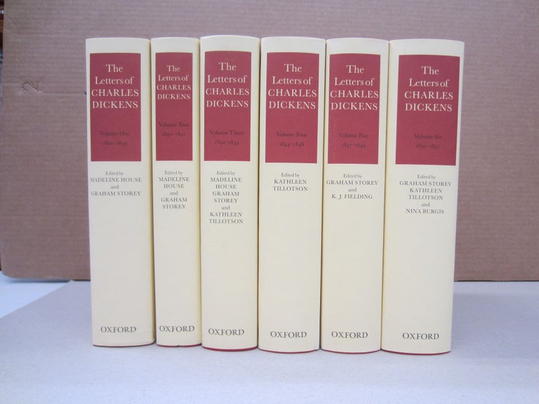 Item #76656 The Letters of Charles Dickens {12 Volume Set}. Charles Dickens, Madeline House, Graham Storey.