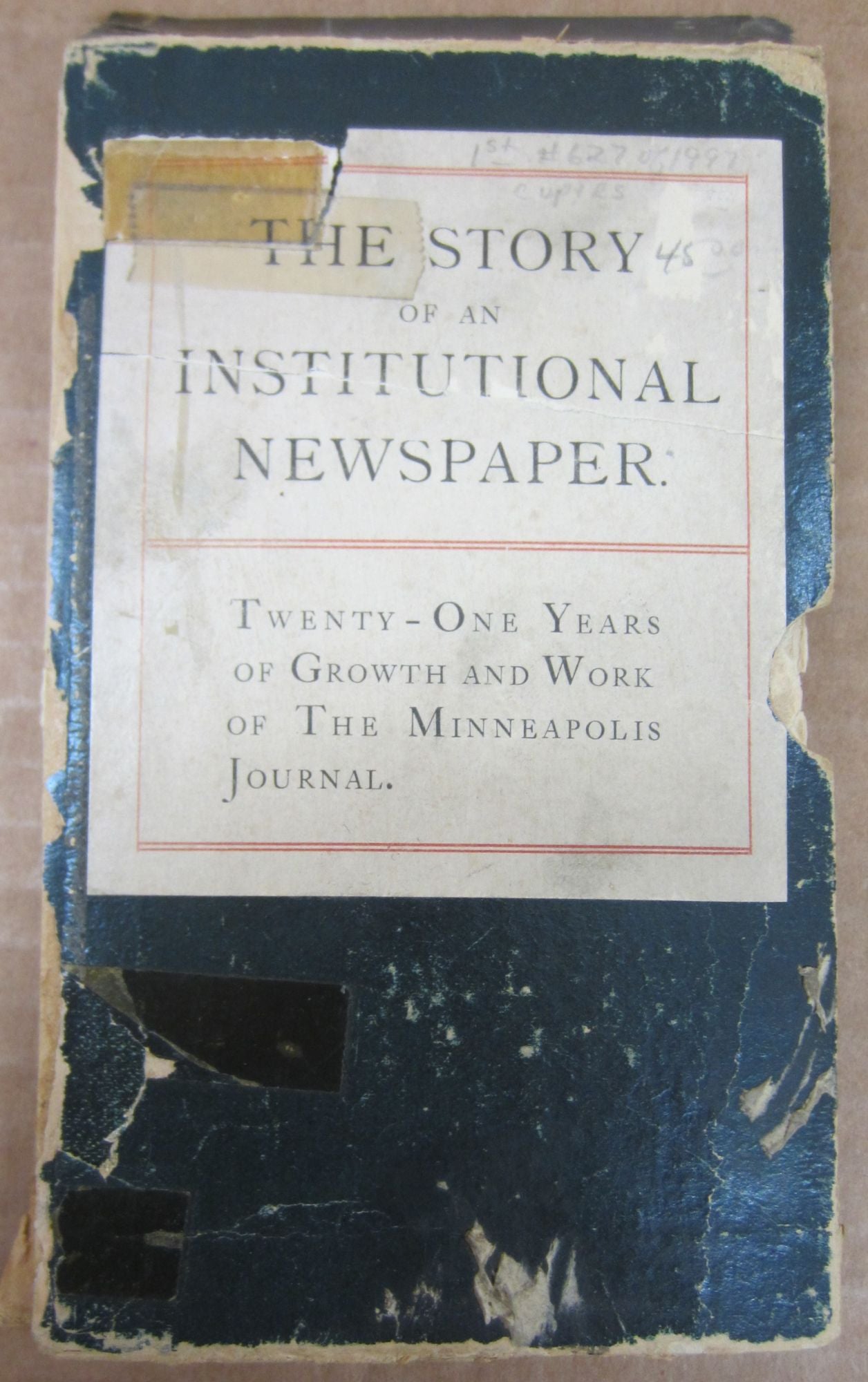 The Story of an Institutional Newspaper:; Twenty-On Years of Growth and ...