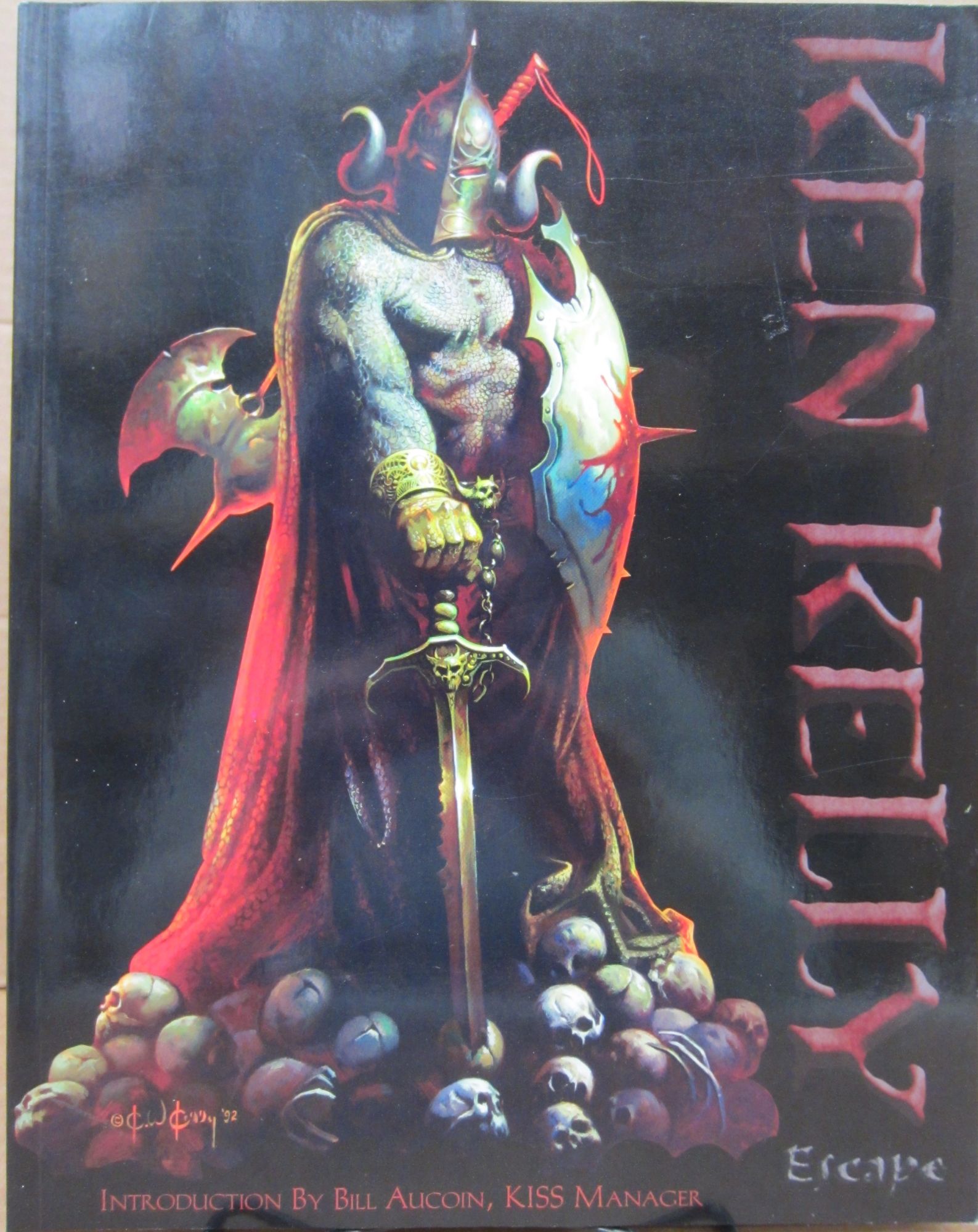 ken kelly escape ケン・ケリー　洋書　写真集　kiss Ken Kelly: Escape | Ken Kelly, Bill Aucoin | First printing