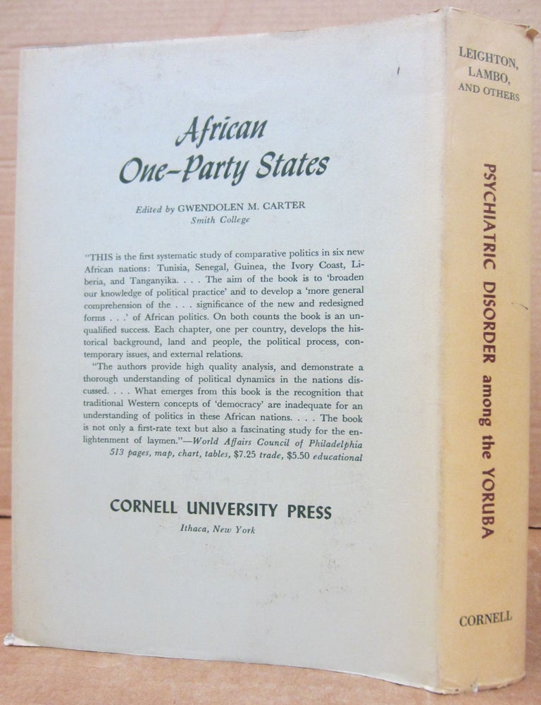 Psychiatric Disorder Among the Yoruba: A Report from the Cornell-Aro ...