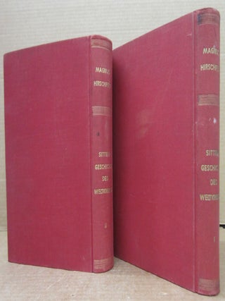 Sittengeschichte Des Weltkrieges [Two Volumes]; (Moral History of the World War]