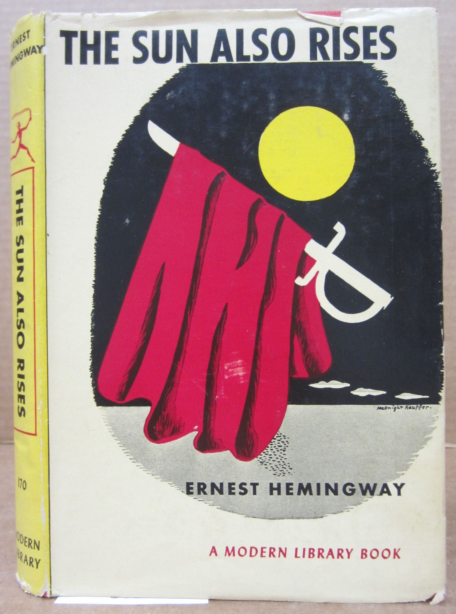 The Sun Also Rises book cover by Ernest Hemingway