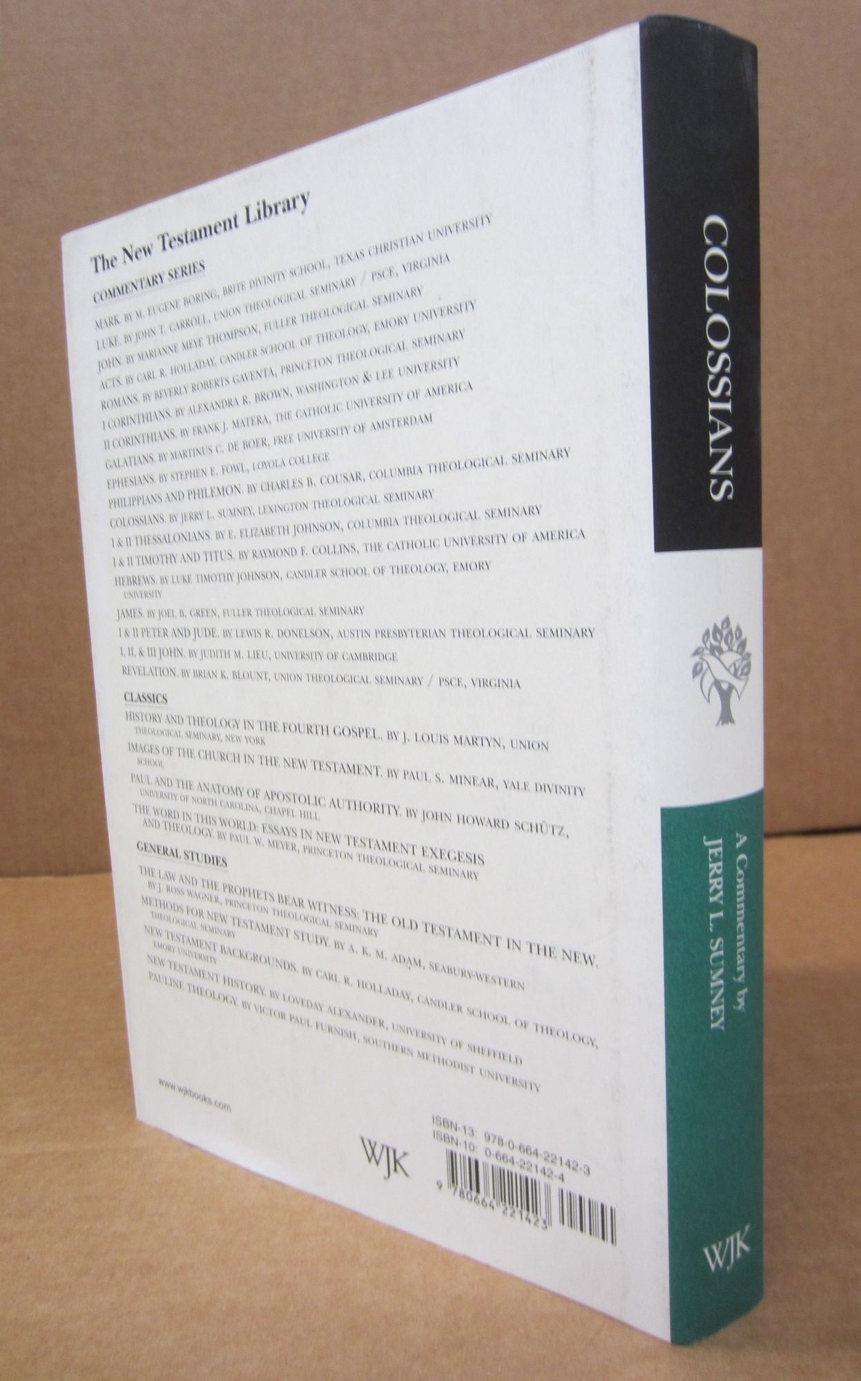 Colossians: A Commentary The New Testament Library | Jerry L. Sumney