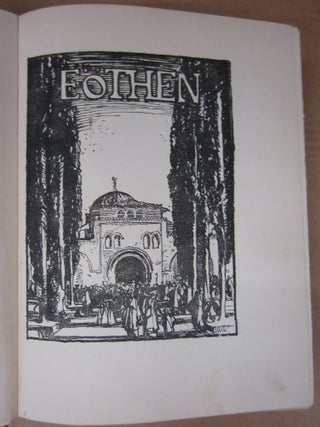 Eothen; or Traces of Travel Brought Home from the East.