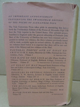 The Dunciad (The Twickenham Edition of the Poems of Alexander Pope Volume V)