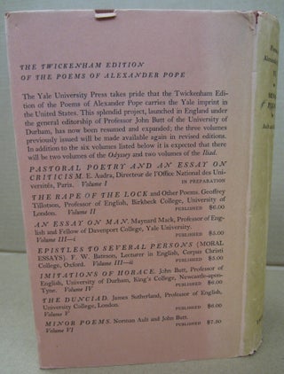 Minor Poems (The Twickenham Edition of the Poems of Alexander Pope Volume VI)