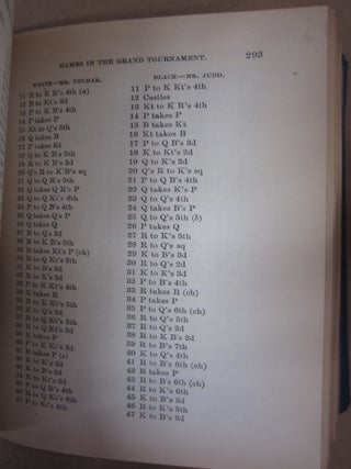 The Fifth American Chess Congress: Containing a full report of the proceedings of the convention of chess players, held in New York, in the year 1880; together with an account of the preceding chess congresses, held in the United States, and biographical sketches of noted early chess players