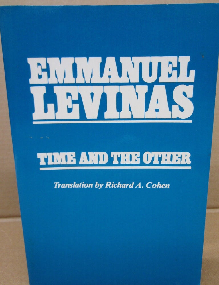 Item #91269 Time and the Other. Emmanuel Levinas.