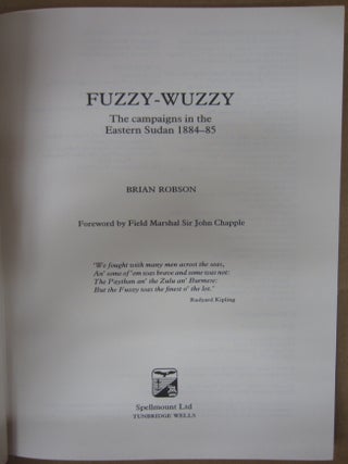 Fuzzy Wuzzy: The Campaigns in the Eastern Sudan 1884-85