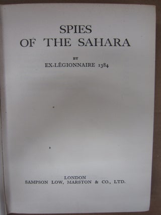 Spies of the Sahara