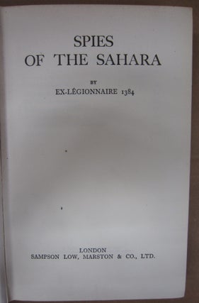 Spies of the Sahara
