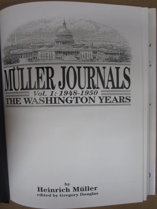 M&uuml;ller Journals, Volume 1: 1948-1950 - The Washington Years