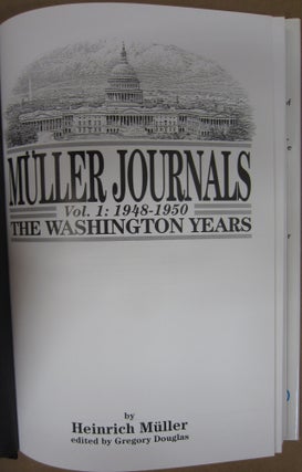 Müller Journals, Volume 1: 1948-1950 - The Washington Years