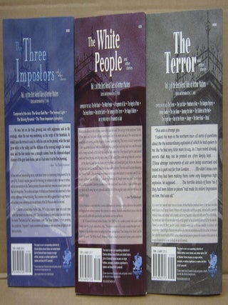 The Best Weird Tales of Arthur Machen 3 volumes: The Three Imposters, The White People, The Terror