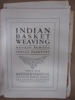 Indian Basket Weaving by the Navajo School of Indian Basketry