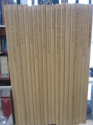 Item #91895 The Plays of W.Shakespeare [39 volumes}. William Shakespeare