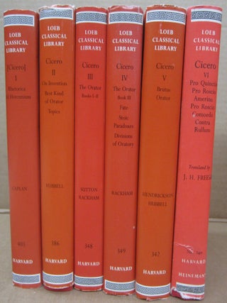 Loeb Classical Library Cicero Complete 30 book set in 29 volumes