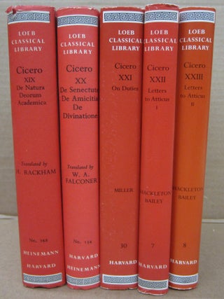 Loeb Classical Library Cicero Complete 30 book set in 29 volumes