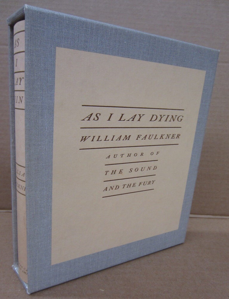 Item #91998 As I Lay Dying. Wiliam Faulkner.