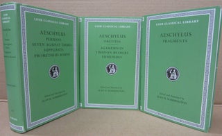 Aeschylus Loeb Classical Library 3 volume set