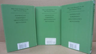 Aeschylus Loeb Classical Library 3 volume set