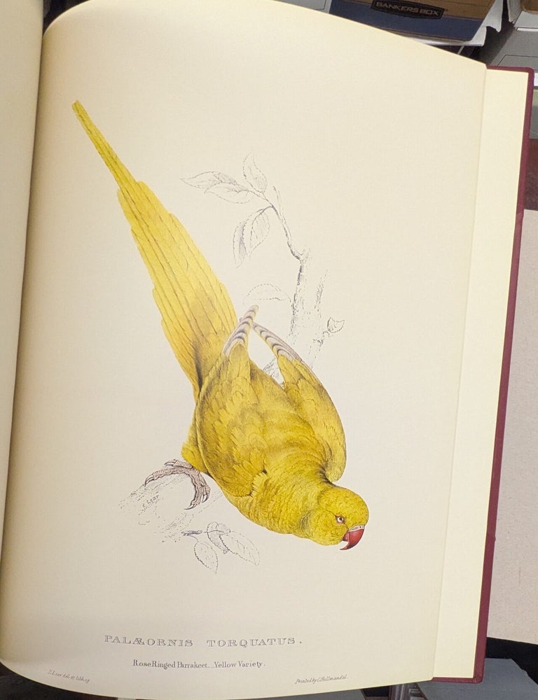 Item #92124 Illustrations of the Family of Psittacidae, or Parrots. Edward Lear.