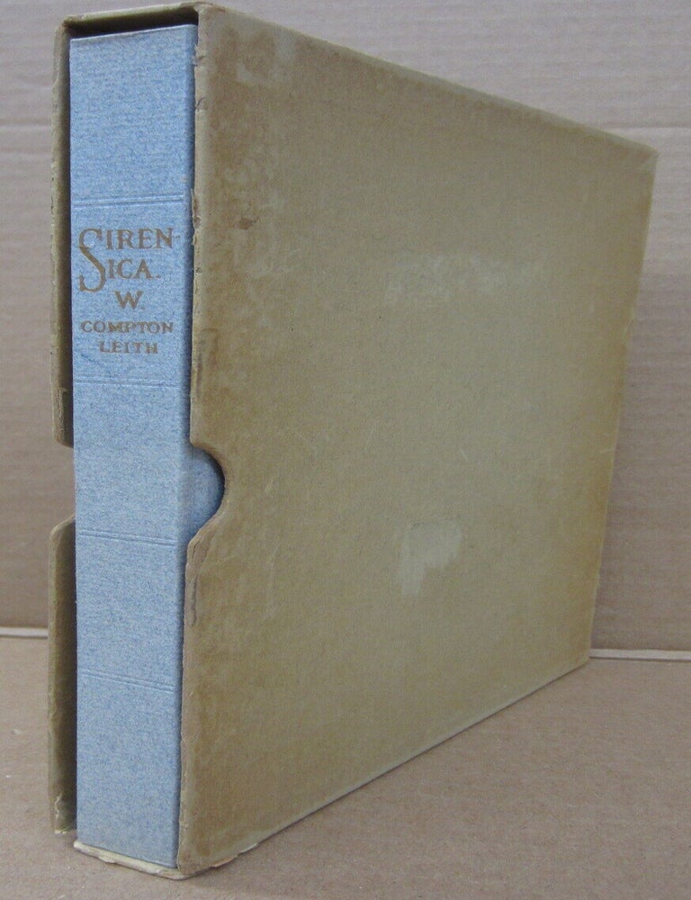 Item #92126 Sirenica. W Compton Leith, William Marion Reedy.
