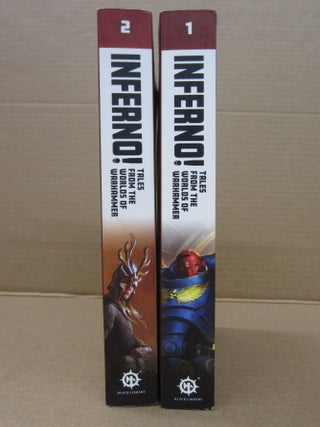 Item #92155 Inferno: Tales from the Worlds of Warhammer 2 volumes. Warhammer