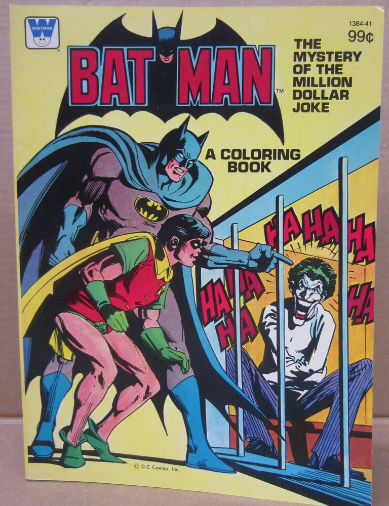 Item #92397 Batman: The Mystery of the Million Dollar Joke Coloring Book. DC.