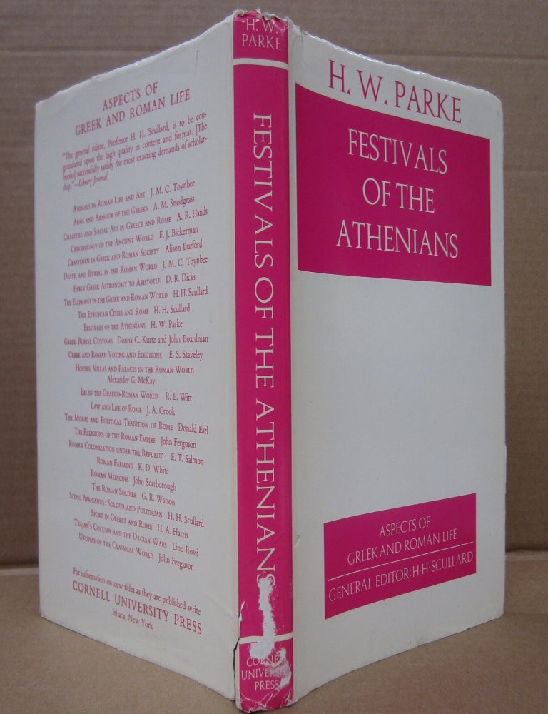 Item #92661 Festivals of the Athenians. H W. Parke.