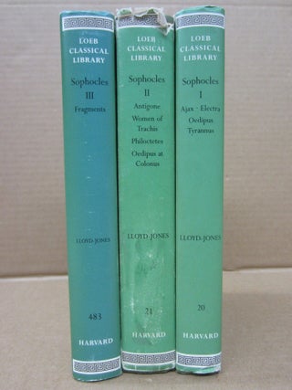Item #92675 Sophocles Loeb Classical Library 3 Volume Set. Hugh Lloyd-Jones Sophocles, and