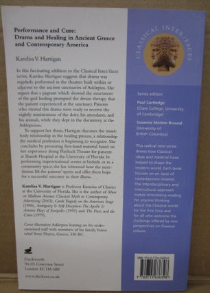 Performance and Cure: Drama and Healing in Ancient Greece and Contemporary America