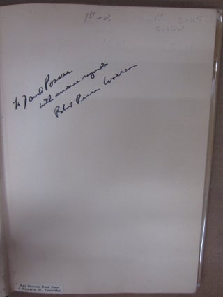 Selected Poems 1923- 1943 (signed)