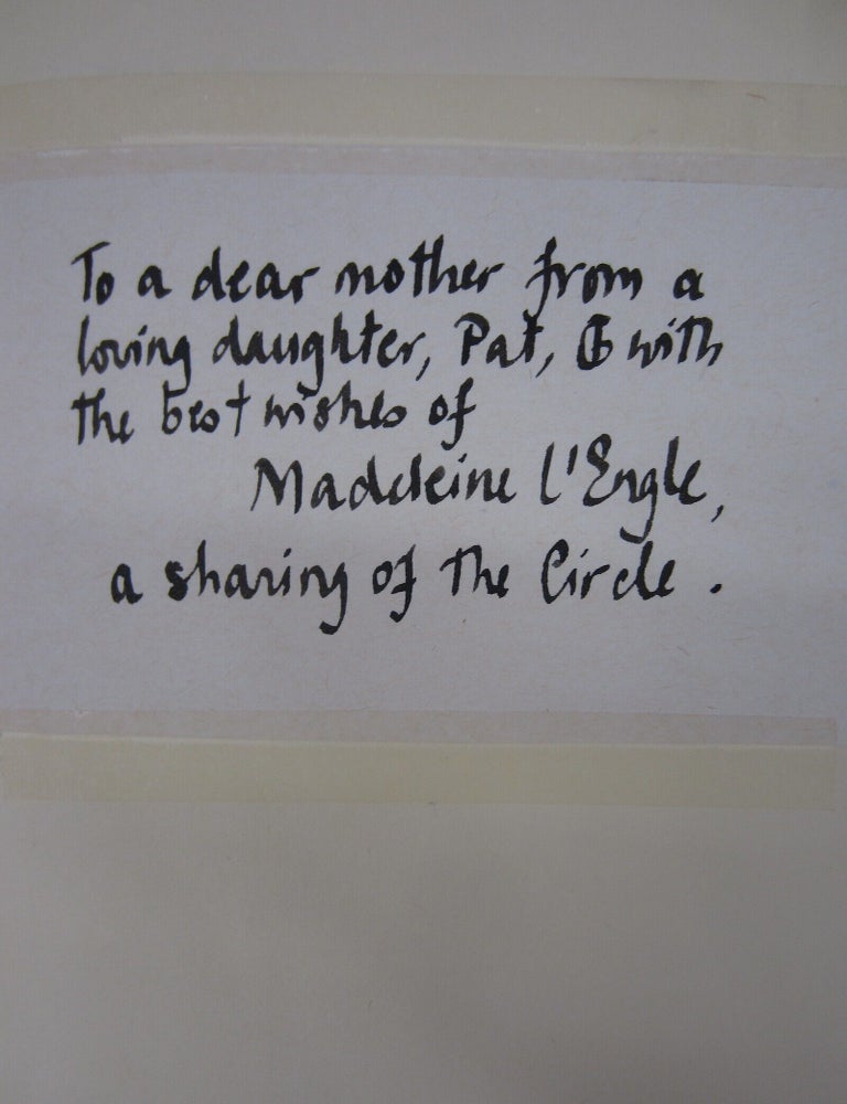 Item #92883 A Circle of Quiet [Signed]. Madeleine L'Enmgle.