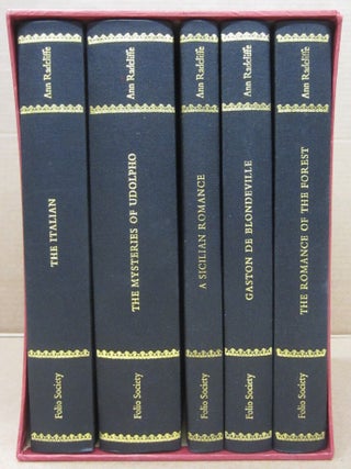Item #92927 The Complete Novels of Mrs Ann Radcliffe 5 volumes. Ann Radcliffe