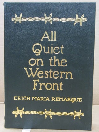 Item #92983 All Quiet on the Western Front. Erich Maria Remarque, Harry Hansen, introduction