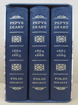 Item #92999 Pepys Diary 1660-1669 3 Volume set. Samuel Pepy