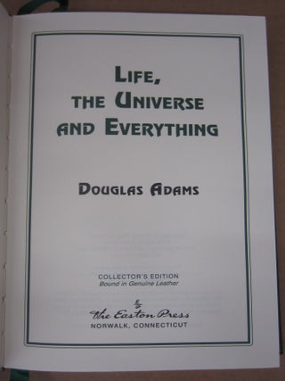The Hitchhiker's Guide to the Galaxy [5 volume set SIGNED].
