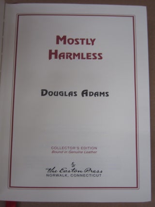 The Hitchhiker's Guide to the Galaxy [5 volume set SIGNED].