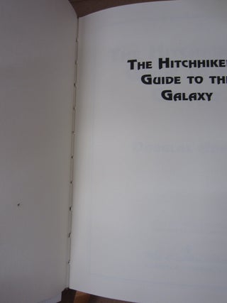 The Hitchhiker's Guide to the Galaxy [5 volume set SIGNED].